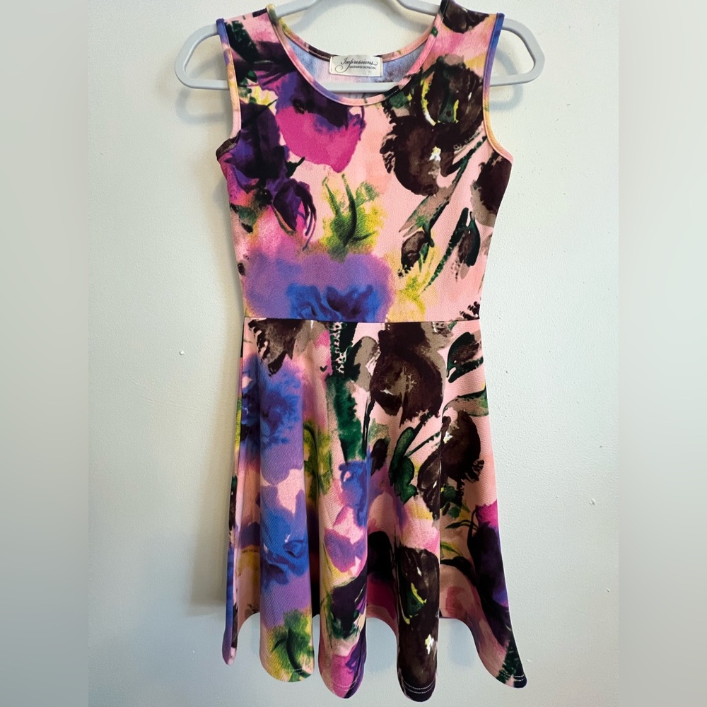 Impressions Multicolor Floral Dress